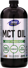 Load image into Gallery viewer, NOW® Sports MCT Oil for Weight Management 32fl. oz.