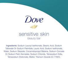 Cargar imagen en el visor de la galería, Dove® Sensitive Skin Beauty Bar 2pck