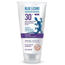 Cargar imagen en el visor de la galería, Blue Lizard® SPF 30 Sport Sunscreen Lotion 3fl. oz.