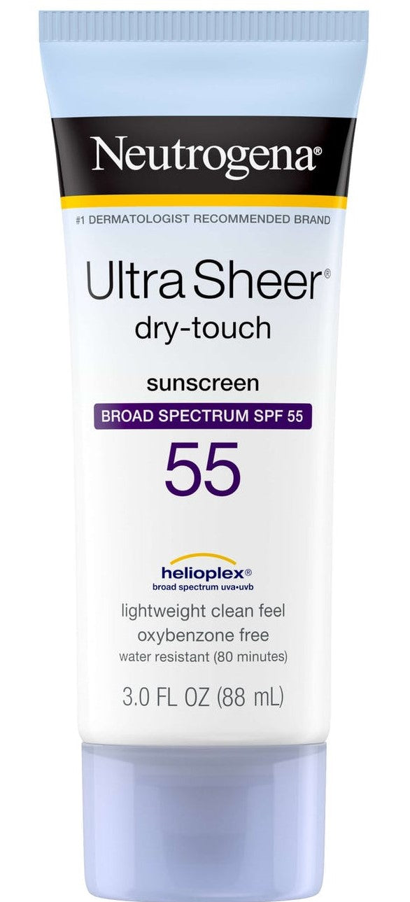 Neutrogena® Ultra Sheer® SPF 55 Dry-Touch Sunscreen Lotion 3fl. oz. - Sona  Shop
