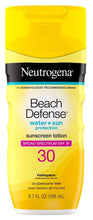 Cargar imagen en el visor de la galería, Neutrogena® Beach Defense® SPF 30 Sunscreen Lotion 6.7fl. oz.