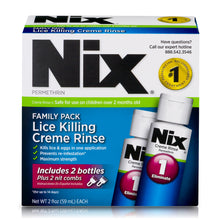 Cargar imagen en el visor de la galería, Nix Lice Killing Creme Rinse Family Pack