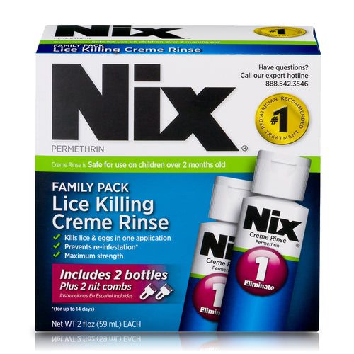 Nix Lice Killing Creme Rinse Family Pack
