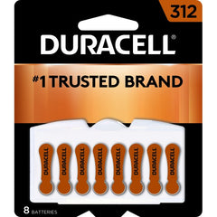 Duracell® 312 Hearing Aid Batteries with Easy-Fit Tab 8ct.