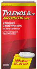 Load image into Gallery viewer, Tylenol® 8 HR Arthritis Pain Relief Caplets