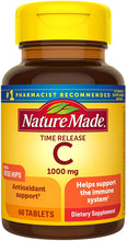 Load image into Gallery viewer, Nature Made® Vitamin C 1000mg Time Release Tablets 60ct.