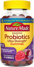 Cargar imagen en el visor de la galería, Nature Made® Digestive Probiotics Ultra Strength Gummies 42ct.
