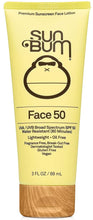 Cargar imagen en el visor de la galería, Sun bum® Face 50 Original Sunscreen Lotion 3fl. oz.