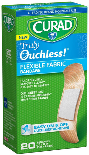 Curad® Truly Ouchless! Flexible Fabric Bandage 20ct.