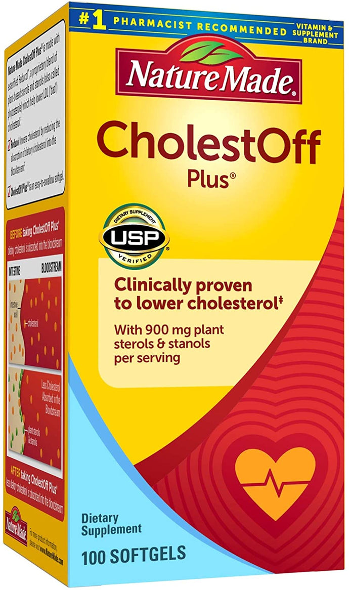 Nature Made® Cholestoff® Plus Cholesterol-Lowering Softgel 100ct.