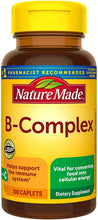 Load image into Gallery viewer, Nature Made® B-Complex with Vitamin C Caplets 100ct.