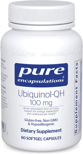 Pure Encapsulations® Ubiquinol-QH 100mg 60ct.