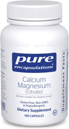 Pure Encapsulations® Calcium Magnesium (citrate) 80mg Capsules