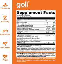 Cargar imagen en el visor de la galería, Goli® Superfruits Gummies 60ct.