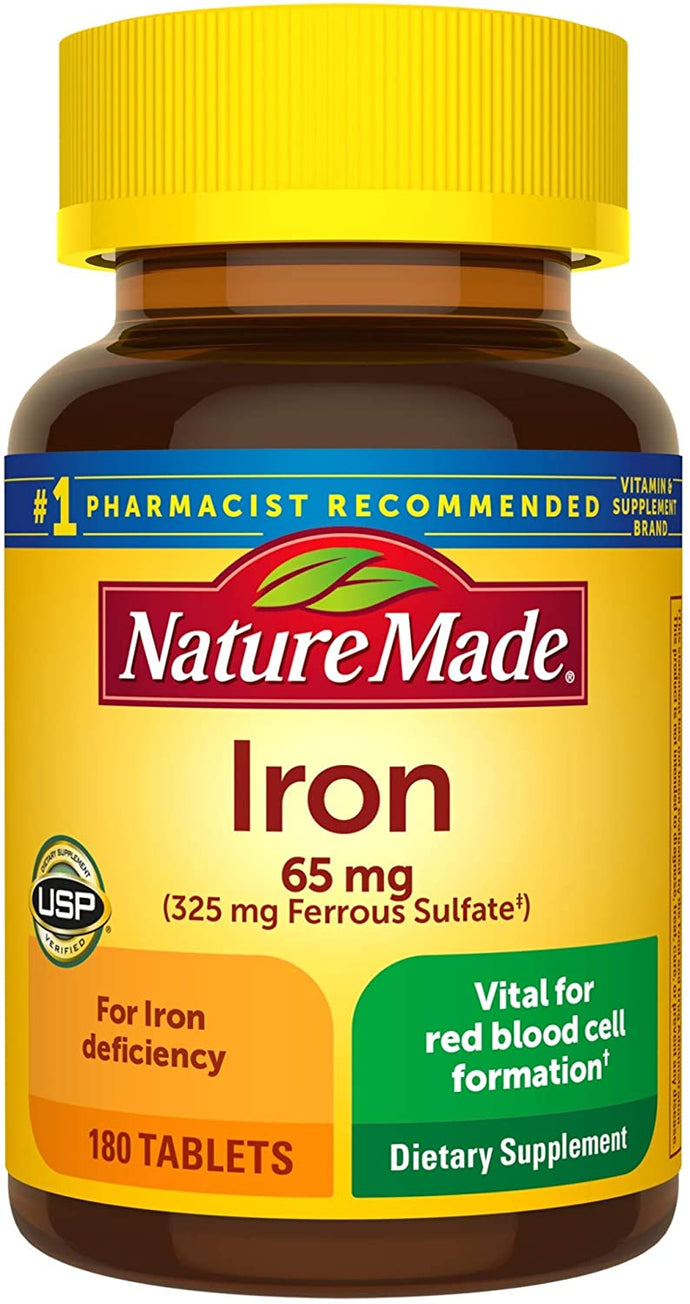 Nature Made® Iron 65mg Tablets 180ct.