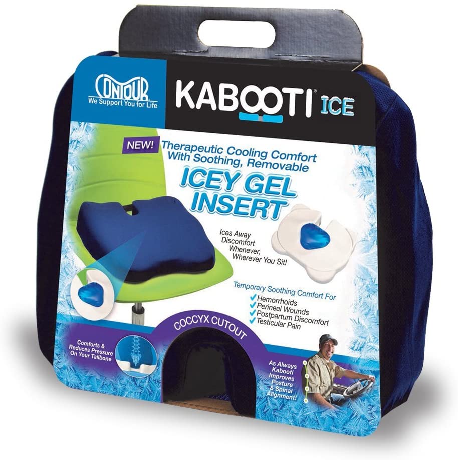 Contour® Kabooti® Ice Coccyx Blue Seat Cushion - Sona Shop