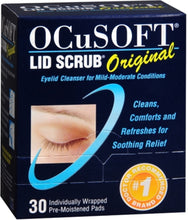 Load image into Gallery viewer, Ocusoft® Original Lid Scrub Pads 30ct