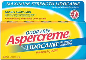 Aspercreme Pain Relieving Creme with Lidocaine