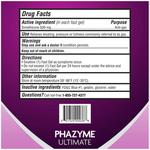 Phazyme® Ultimate Strength 500mg Gas Relief 20ct.