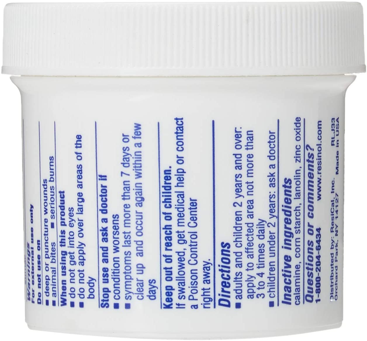 Resinol Topical Analgesic/Skin Protectant Medicated Ointment - 3.3 oz