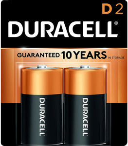 Duracell® D Coppertop Alkaline Batteries