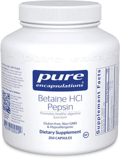 Pure Encapsulations® Betaine HCL Pepsin 250ct.