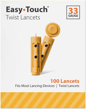 Load image into Gallery viewer, EasyTouch® Twist Lancets 100ct.