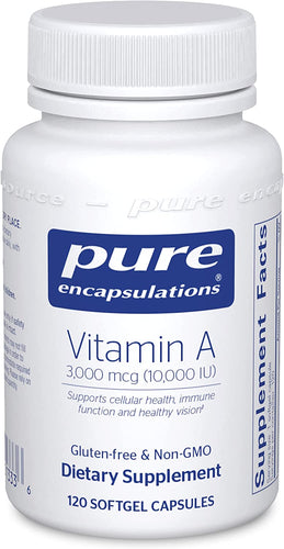 Pure Encapsulations® Vitamin A 10,000 IU 120ct.