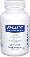 Load image into Gallery viewer, Pure Encapsulations® Alpha Lipoic Acid 600mg