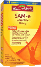 Load image into Gallery viewer, Nature Made® SAM-E Complete Supplement Tablets 24ct.