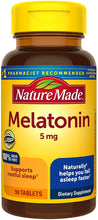 Load image into Gallery viewer, Nature Made® Melatonin 5mg Tablets 90ct.