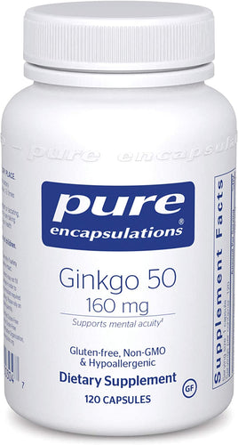 Pure Encapsulations® Ginkgo 50™ 160mg Capsules 120ct.