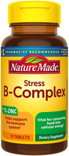 Load image into Gallery viewer, Nature Made® Stress B-Complex Tablets 75ct.