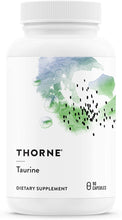 Load image into Gallery viewer, Thorne® Taurine Capsules 90ct.