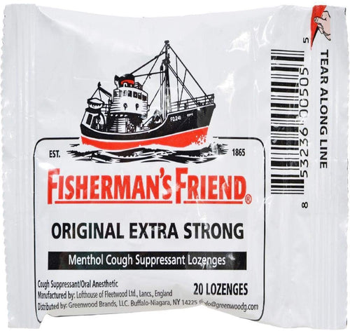 Fisherman's Friend® Original Extra Strength Menthol Cough Suppressant Lozenges 20ct.