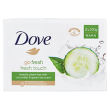 Load image into Gallery viewer, Dove® Cucumber and Green Tea Soap 2pck.