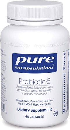 Pure Encapsulations® Probiotic-5 (dairy-free) Capsules 60ct.
