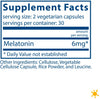 Vital Nutrients® Melatonin 3mg Capsules 60ct.