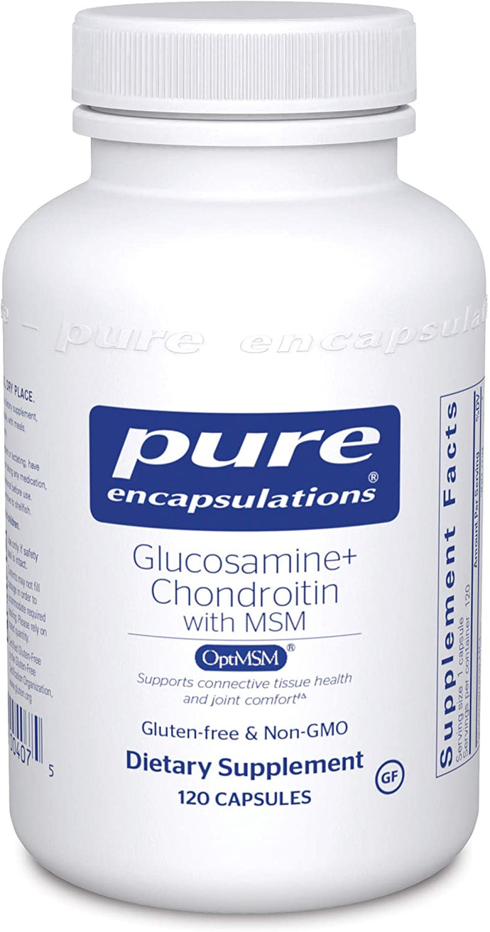 Pure Encapsulations® Glucosamine & Chondroitin with MSM Capsules 120ct.