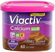 Load image into Gallery viewer, Viactiv® Calcium + Vitamin D Soft Chews 60ct.