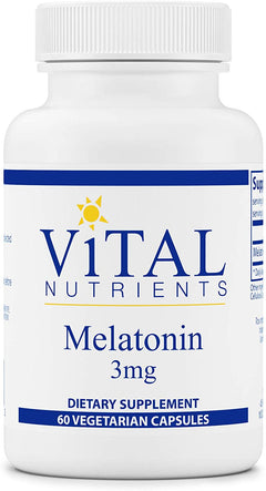 Vital Nutrients® Melatonin 3mg Capsules 60ct.