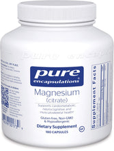 Load image into Gallery viewer, Pure Encapsulations® Magnesium (citrate) 150mg Capsules