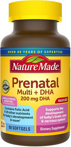 Nature Made® Prenatal Multi+DHA Softgels 90ct.