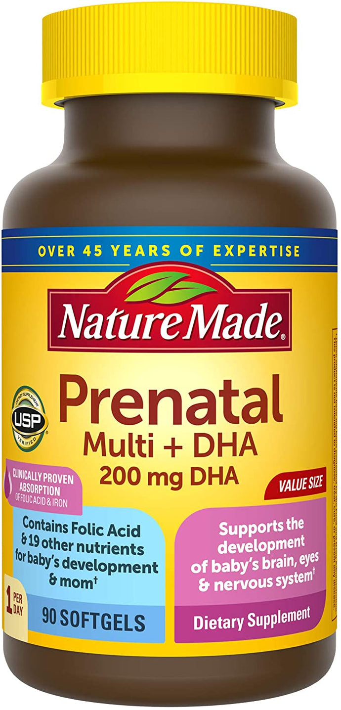 Nature Made® Prenatal Multi+DHA Softgels 90ct.