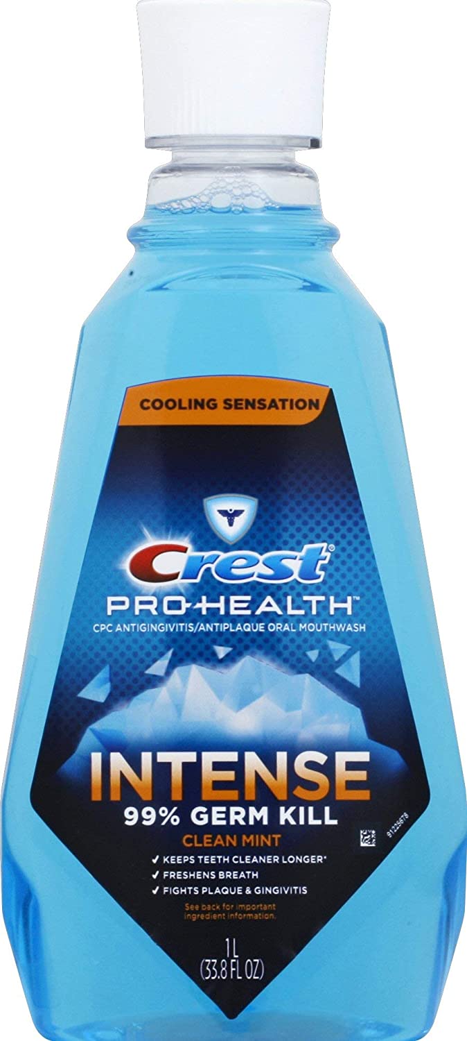Crest Pro Health® Intense Clean Mint Mouthwash 500mL