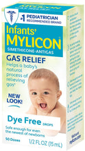 Cargar imagen en el visor de la galería, Infants&#39; Mylicon® Gas Relief Dye Free Drops 15ml.