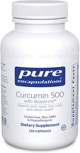 Pure Encapsulations® Curcumin 500 with Bioperine® Capsules 120ct.