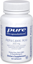 Cargar imagen en el visor de la galería, Pure Encapsulations® Alpha Lipoic Acid 200mg