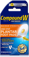 Compound W® Maximum Strength 1 Step Plantar Foot Pads 20ct.