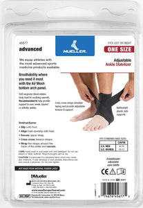 Mueller® Advanced Adjustable Ankle Stabilizer One Size